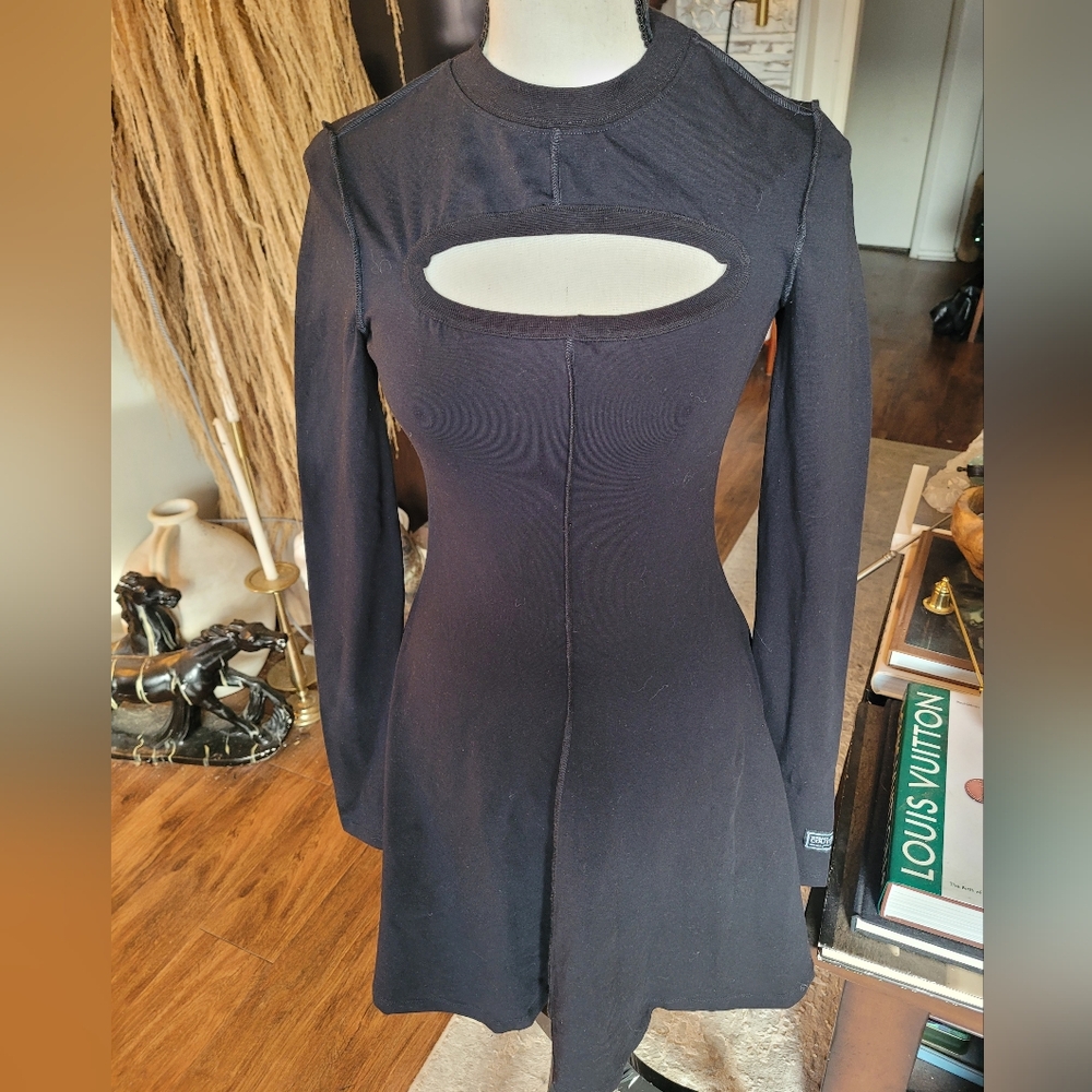 NWT Versace Jeans Couture Cutout Mini Dress